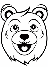 Dulce oso es un dibujo de animales para colorear gratis, con contornos negros claros y detalles fáciles de imprimir para niños. Abre el archivo PNG, imprímelo en A4 y úsalo en casa, en el jardín de infancia o en la escuela.