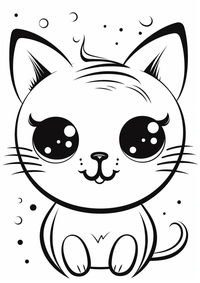 Dulce gato es un dibujo de animales para colorear gratis, con contornos negros claros y detalles fáciles de imprimir para niños. Abre el archivo PNG, imprímelo en A4 y úsalo en casa, en el jardín de infancia o en la escuela.