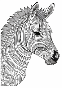 Cebra mandala es un dibujo de animales para colorear gratis, con contornos negros claros y detalles fáciles de imprimir para niños. Abre el archivo PNG, imprímelo en A4 y úsalo en casa, en el jardín de infancia o en la escuela.