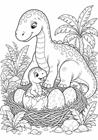 dinossauro : Dino Familie — página para colorir é uma página gratuita para colorir e imprimir em A4, com contornos pretos nítidos e áreas claras para colorir. Sem cadastro.