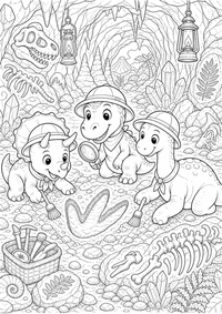 Dinosaurio fósiles investigador hoehle es un dibujo de dinosaurio para colorear gratis, con contornos negros claros y detalles fáciles de imprimir para niños. Abre el archivo PNG, imprímelo en A4 y úsalo en casa, en el jardín de infancia o en la escuela.