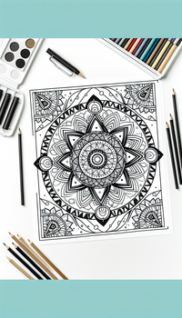 Fantasía mandala 27 es un dibujo de fantasía para colorear gratis, con contornos negros claros y detalles fáciles de imprimir para niños. Abre el archivo PNG, imprímelo en A4 y úsalo en casa, en el jardín de infancia o en la escuela.