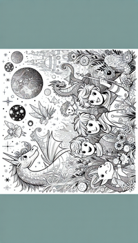 Fantasía amigos 26 es un dibujo de fantasía para colorear gratis, con contornos negros claros y detalles fáciles de imprimir para niños. Abre el archivo PNG, imprímelo en A4 y úsalo en casa, en el jardín de infancia o en la escuela.