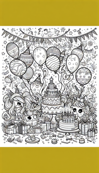 Fantasía fiesta 30 es un dibujo de fantasía para colorear gratis, con contornos negros claros y detalles fáciles de imprimir para niños. Abre el archivo PNG, imprímelo en A4 y úsalo en casa, en el jardín de infancia o en la escuela.