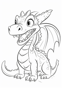 Dulce dragón es un dibujo de fantasía para colorear gratis, con contornos negros claros y detalles fáciles de imprimir para niños. Abre el archivo PNG, imprímelo en A4 y úsalo en casa, en el jardín de infancia o en la escuela.
