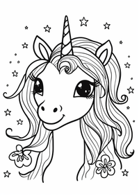 Adorable unicornio es un dibujo de fantasía para colorear gratis, con contornos negros claros y detalles fáciles de imprimir para niños. Abre el archivo PNG, imprímelo en A4 y úsalo en casa, en el jardín de infancia o en la escuela.