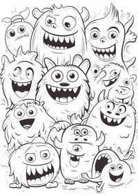 Monstruo fiesta es un dibujo de fantasía para colorear gratis, con contornos negros claros y detalles fáciles de imprimir para niños. Abre el archivo PNG, imprímelo en A4 y úsalo en casa, en el jardín de infancia o en la escuela.