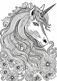 Unicornio mandala es un dibujo de fantasía para colorear gratis, con contornos negros claros y detalles fáciles de imprimir para niños. Abre el archivo PNG, imprímelo en A4 y úsalo en casa, en el jardín de infancia o en la escuela.