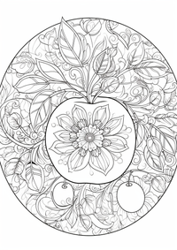 Manzana mandala es un dibujo de comida para colorear gratis, con contornos negros claros y detalles fáciles de imprimir para niños. Abre el archivo PNG, imprímelo en A4 y úsalo en casa, en el jardín de infancia o en la escuela.