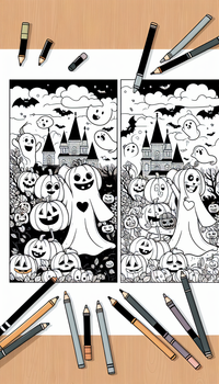 Halloween aventura 33 es un dibujo de Halloween para colorear gratis, con contornos negros claros y detalles fáciles de imprimir para niños. Abre el archivo PNG, imprímelo en A4 y úsalo en casa, en el jardín de infancia o en la escuela.