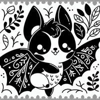 Adorable murciélago dibujo para colorear es un dibujo de Halloween para colorear gratis, con contornos negros claros y detalles fáciles de imprimir para niños. Abre el archivo PNG, imprímelo en A4 y úsalo en casa, en el jardín de infancia o en la escuela.