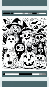 Halloween amigos 35 es un dibujo de Halloween para colorear gratis, con contornos negros claros y detalles fáciles de imprimir para niños. Abre el archivo PNG, imprímelo en A4 y úsalo en casa, en el jardín de infancia o en la escuela.