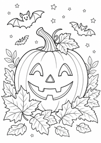 Halloween pumpkin — página para colorir é uma página gratuita para colorir e imprimir em A4, com contornos pretos nítidos e áreas claras para colorir. Sem cadastro.