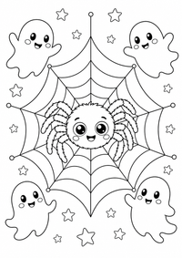 हैलोवीन : Spinne — कलरिंग पेज एक मुफ्त A4 कलरिंग पेज है, जिसमें स्पष्ट काली रूपरेखाएँ और रंग भरने के लिए साफ़ क्षेत्र हैं। पंजीकरण आवश्यक नहीं।