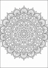 Corona de estrellas mandala es un dibujo de mandala para colorear gratis, con contornos negros claros y detalles fáciles de imprimir para niños. Abre el archivo PNG, imprímelo en A4 y úsalo en casa, en el jardín de infancia o en la escuela.