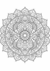 Olas mandala es un dibujo de mandala para colorear gratis, con contornos negros claros y detalles fáciles de imprimir para niños. Abre el archivo PNG, imprímelo en A4 y úsalo en casa, en el jardín de infancia o en la escuela.