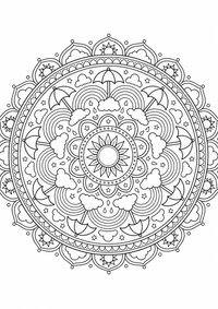 Regenbogen mandala es un dibujo de mandala para colorear gratis, con contornos negros claros y detalles fáciles de imprimir para niños. Abre el archivo PNG, imprímelo en A4 y úsalo en casa, en el jardín de infancia o en la escuela.