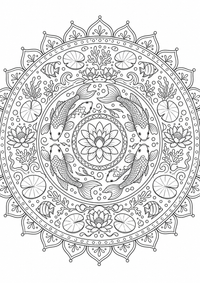 Pez mandala es un dibujo de mandala para colorear gratis, con contornos negros claros y detalles fáciles de imprimir para niños. Abre el archivo PNG, imprímelo en A4 y úsalo en casa, en el jardín de infancia o en la escuela.