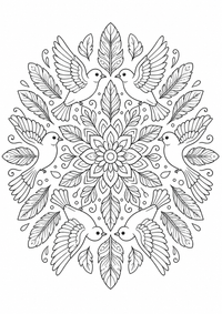 Ornamental मंडला – विस्तृत दृश्य — कलरिंग पेज एक मुफ्त A4 कलरिंग पेज है, जिसमें स्पष्ट काली रूपरेखाएँ और रंग भरने के लिए साफ़ क्षेत्र हैं। पंजीकरण आवश्यक नहीं।