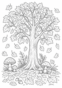 प्रकृति : Herbstbaum — कलरिंग पेज एक मुफ्त A4 कलरिंग पेज है, जिसमें स्पष्ट काली रूपरेखाएँ और रंग भरने के लिए साफ़ क्षेत्र हैं। पंजीकरण आवश्यक नहीं।