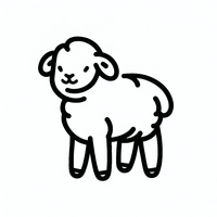 Entdecken Sie das süße Lämmchen auf dieser zauberhaften Ausmalseite! Ideal für kleine Künstler, die gerne Schafe und Bauernhof-Tiere mögen. Jetzt kostenlos ausdrucken und ausmalen!