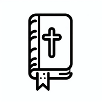 Biblia dibujo para colorear es un dibujo de Pascua para colorear gratis, con contornos negros claros y detalles fáciles de imprimir para niños. Abre el archivo PNG, imprímelo en A4 y úsalo en casa, en el jardín de infancia o en la escuela.