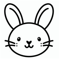 Entdecke diese süße Kaninchen Malvorlage! Perfekt für Kinder, um ihre Kreativität zu entfalten und Spaß beim Ausmalen zu haben.