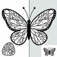 Entdecken Sie die Welt der Farben mit unserer zauberhaften Schmetterlings-Malvorlage! Perfekt für Kreative jeden Alters, um ihrer Fantasie freien Lauf zu lassen und wunderschöne Kunstwerke zu erschaffen.
