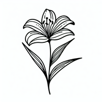 Entdecke die Schönheit der Natur mit dieser detaillierten Malvorlage einer Lilie. Perfekt für alle Blumenliebhaber und Künstler jeden Alters. Füge farbenfrohe Akzente hinzu und erwecke diese elegante Blume zum Leben.