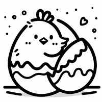 Dieses süße Küken mit einem dekorativen Osterei ist perfekt für Kinder, die gerne Ostermotive ausmalen. Hol dir die Vorlage und erwecke sie mit deinen Lieblingsfarben zum Leben!