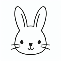 Entdecke die niedliche Kaninchenkopf Malvorlage! Perfekt für kleine Künstler, die ihre Kreativität entfalten möchten. Einfach ausdrucken und ausmalen!