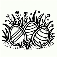 Colorido fiesta de Pascua es un dibujo de Pascua para colorear gratis, con contornos negros claros y detalles fáciles de imprimir para niños. Abre el archivo PNG, imprímelo en A4 y úsalo en casa, en el jardín de infancia o en la escuela.