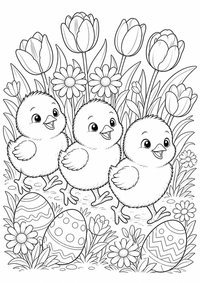 ईस्टर : Osterkueken Blumen — कलरिंग पेज एक मुफ्त A4 कलरिंग पेज है, जिसमें स्पष्ट काली रूपरेखाएँ और रंग भरने के लिए साफ़ क्षेत्र हैं। पंजीकरण आवश्यक नहीं।