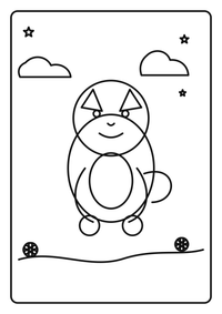 Zorro en el bosque de flores es un dibujo de animales para colorear gratis, con contornos negros claros y detalles fáciles de imprimir para niños. Abre el archivo PNG, imprímelo en A4 y úsalo en casa, en el jardín de infancia o en la escuela.