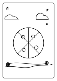 Pizza taller es un dibujo de comida para colorear gratis, con contornos negros claros y detalles fáciles de imprimir para niños. Abre el archivo PNG, imprímelo en A4 y úsalo en casa, en el jardín de infancia o en la escuela.