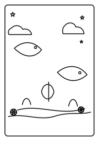 Submarino amigos es un dibujo de verano para colorear gratis, con contornos negros claros y detalles fáciles de imprimir para niños. Abre el archivo PNG, imprímelo en A4 y úsalo en casa, en el jardín de infancia o en la escuela.