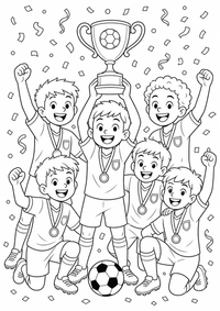 futebol cup em stadium — página para colorir é uma página gratuita para colorir e imprimir em A4, com contornos pretos nítidos e áreas claras para colorir. Sem cadastro.