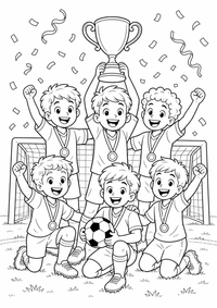futebol team futebol — página para colorir é uma página gratuita para colorir e imprimir em A4, com contornos pretos nítidos e áreas claras para colorir. Sem cadastro.