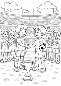 Fair Play Cup — página para colorir é uma página gratuita para colorir e imprimir em A4, com contornos pretos nítidos e áreas claras para colorir. Sem cadastro.