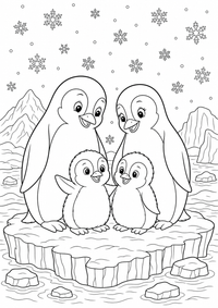 animais : Pinguine — página para colorir é uma página gratuita para colorir e imprimir em A4, com contornos pretos nítidos e áreas claras para colorir. Sem cadastro.