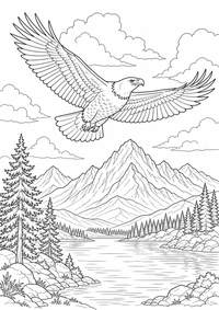 : Raketenstart em den USA — página para colorir é uma página gratuita para colorir e imprimir em A4, com contornos pretos nítidos e áreas claras para colorir. Sem cadastro.