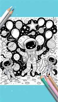 Espacio fiesta 23 es un dibujo de espacio para colorear gratis, con contornos negros claros y detalles fáciles de imprimir para niños. Abre el archivo PNG, imprímelo en A4 y úsalo en casa, en el jardín de infancia o en la escuela.