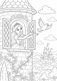 Santa Claus em árvore – detalhada cena — página para colorir é uma página gratuita para colorir e imprimir em A4, com contornos pretos nítidos e áreas claras para colorir. Sem cadastro.