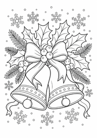 क्रिसमस : Weihnachtsglocken — कलरिंग पेज एक मुफ्त A4 कलरिंग पेज है, जिसमें स्पष्ट काली रूपरेखाएँ और रंग भरने के लिए साफ़ क्षेत्र हैं। पंजीकरण आवश्यक नहीं।