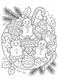 क्रिसमस : Weihnachtsplaetzchen — कलरिंग पेज एक मुफ्त A4 कलरिंग पेज है, जिसमें स्पष्ट काली रूपरेखाएँ और रंग भरने के लिए साफ़ क्षेत्र हैं। पंजीकरण आवश्यक नहीं।